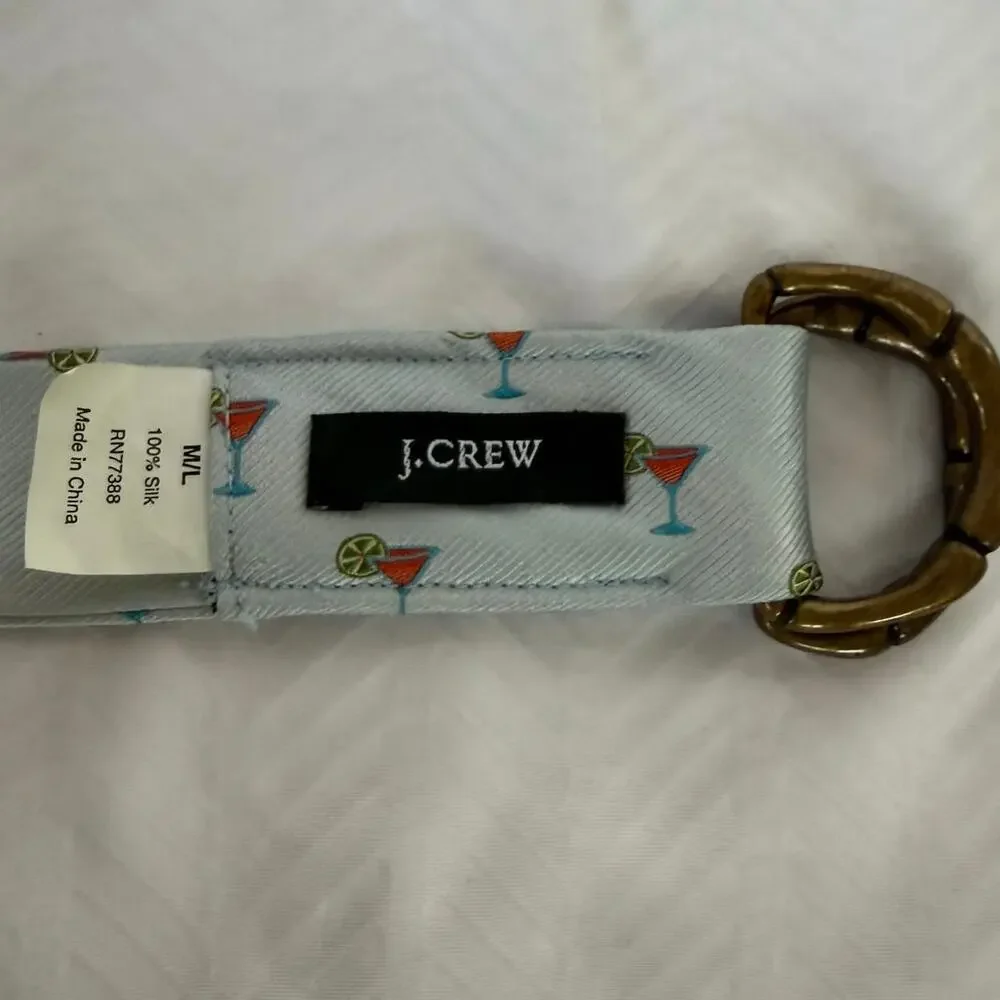 J. Crew belt silk cocktail print - Picture 3 of 13